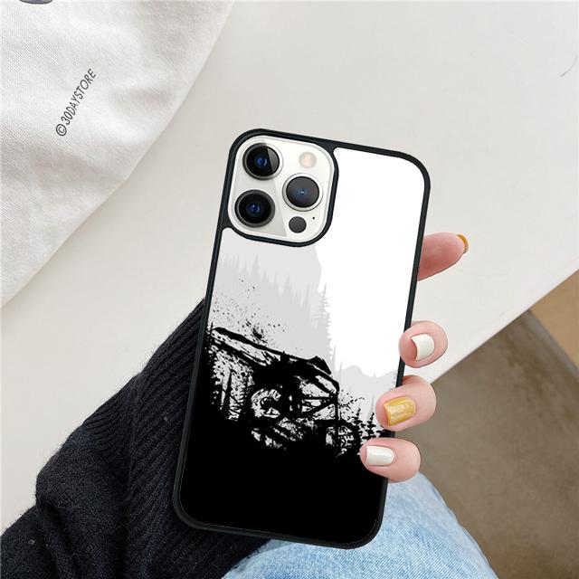 Чехол-ракушка для горного велосипеда для iPhone 17 Air 15 16 14 13 12 Pro Max 11 Pro Max Plus Чехол для телефона