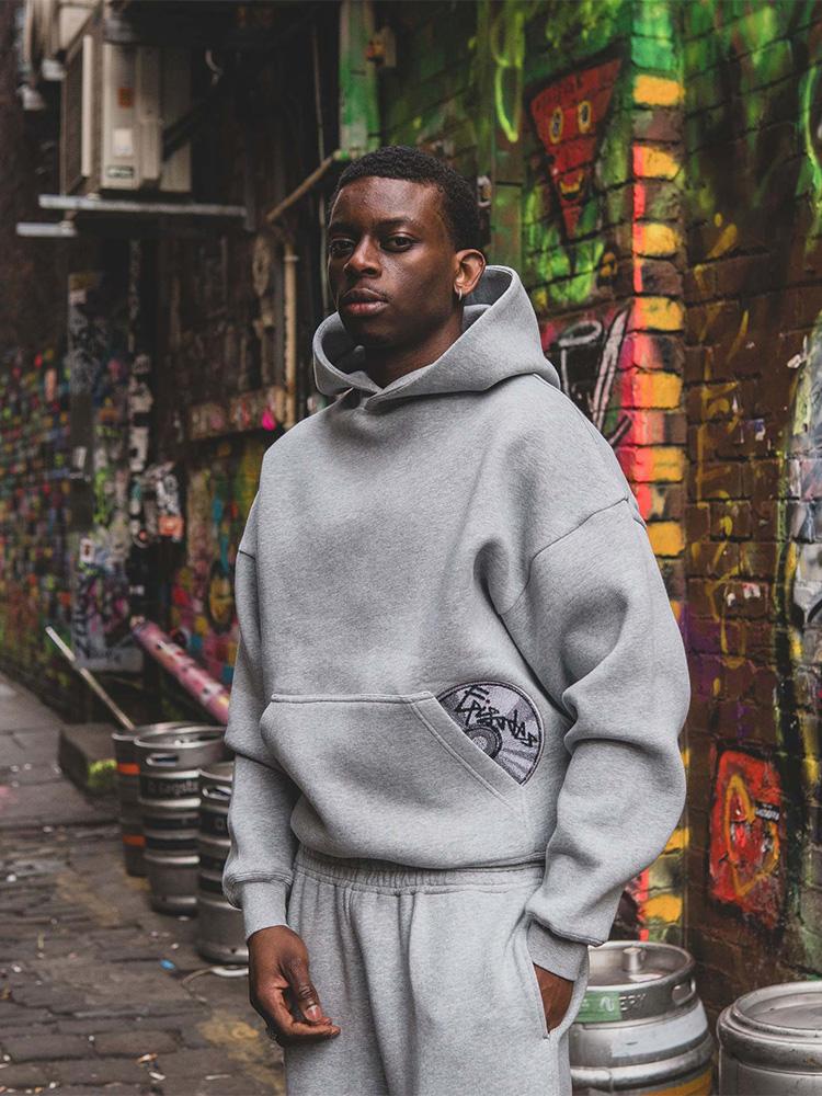 ZYLLO Модный уличный ретро повседневный мужской спортивный костюм Y2K Харадзюку принт худи мужской хип-хоп свободные спортивные штаны