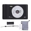 Digital Camera 50MP Dual Lens Self Adaptive Anti Shaking 2.4 Inch Screen Portable Compact Camera for Kids Students Vlog