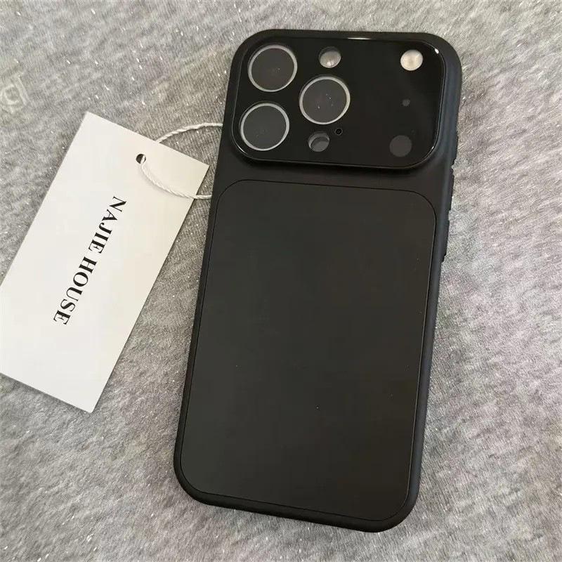Ультратонкий чехол-бампер из матового стекла Air для iPhone 16 Pro Max