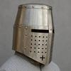 Medieval Crusader Great Helm Knight Templar Helmet 13th Century Full Face Steel Armor Historical Cosplay LARP Handmade Helm