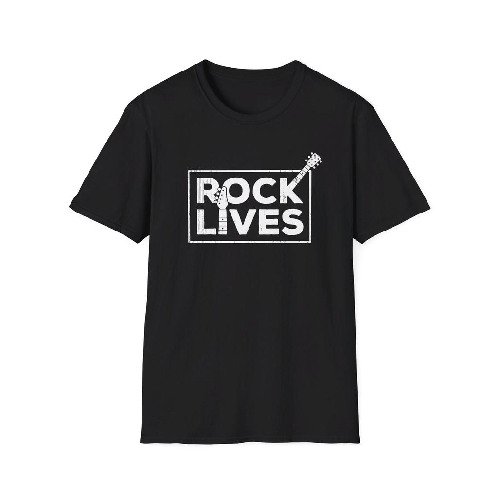 Футболка Rock Lives, Футболка Rock 'N' Roll, Футболка Hard Rock, Футболка с гитарой