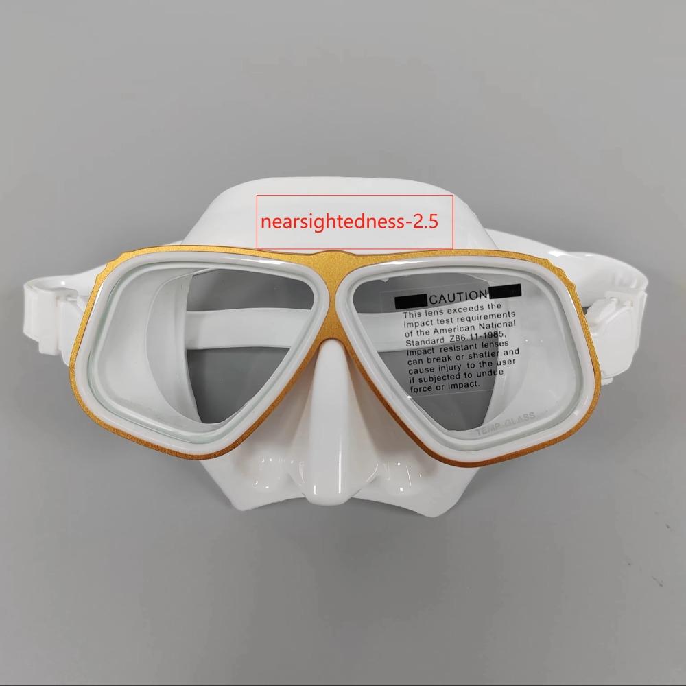 Маска для сноркелинга, оптические очки для дайвинга при близорукости, взрослые могут быть оснащены маской для дайвинга при близорукости
