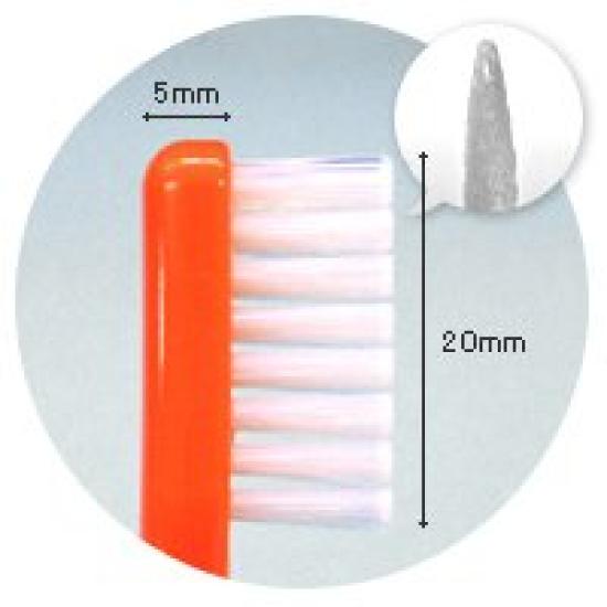 Зубная щетка No Cap Tuft 24 x 25 шт. S Желтая
