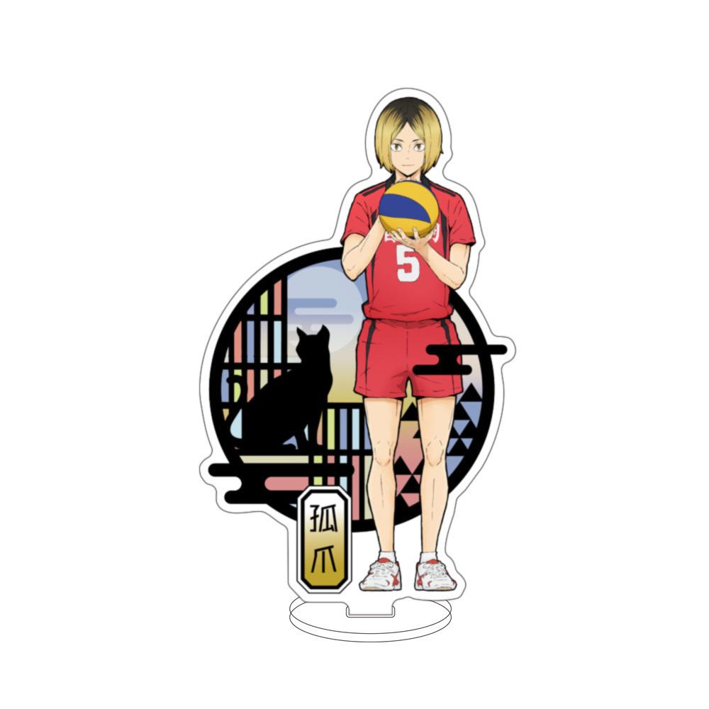 Anime Haikyuu!! Acrylic Desk Stand Figures Models Volleyball Teenagers Figures Plate Holder Cake Topper Cosplay Table