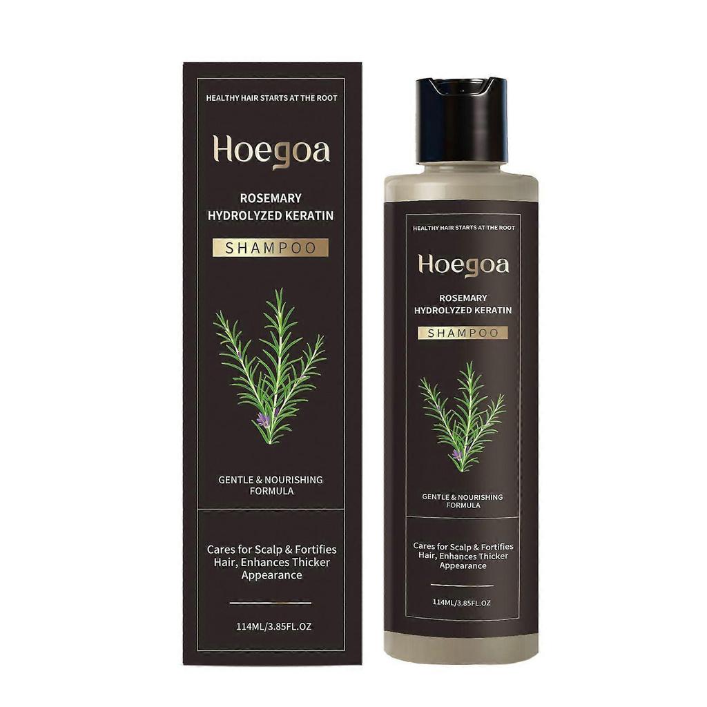 Rosemary Hair Growth Shampoo-Natural Thickening & Strengthening Shampoo with Hydrolyzed Keratin for Thinning Hair & Hair Loss Refreshing Shampoo less