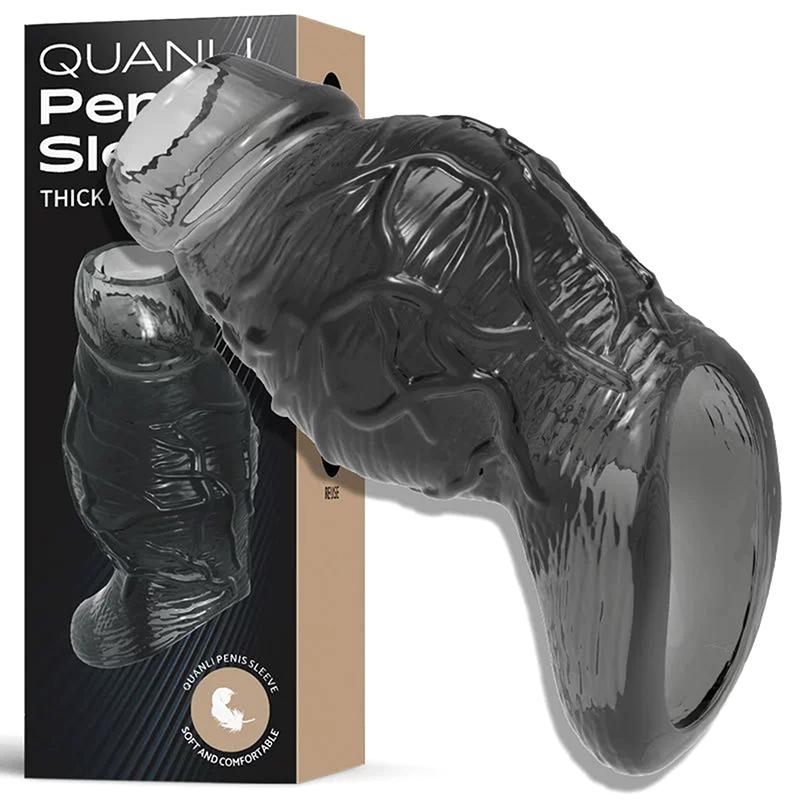 Male Cock Ring Sex Toys For Adult Men Reusable Penis Sleeve Delay Ejaculation Stronger Erection Penis Extender Prostate Massage
