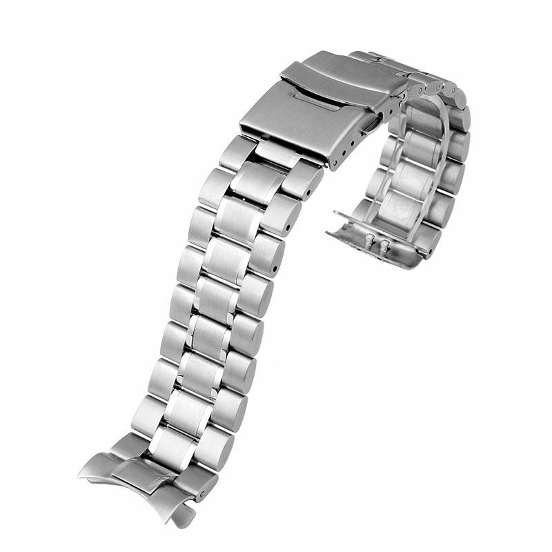 Ремешок из нержавеющей стали Для Casio MTP-1375 EFV-540 500 EFS-S510 EFR-303 Универсальный металлический ремешок для часов 20 мм 22 мм Браслет наручный