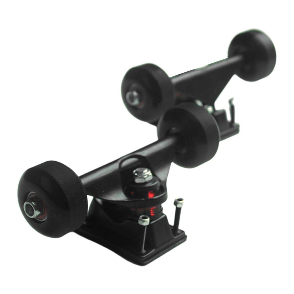 Aluminum Skateboard Trucks with Wheel Set And Riser Pads