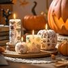 Halloween Candle Tattoo Stickers Halloween Party Candle Surface Decoration Cartoon Stickers DIY Cute 1PC