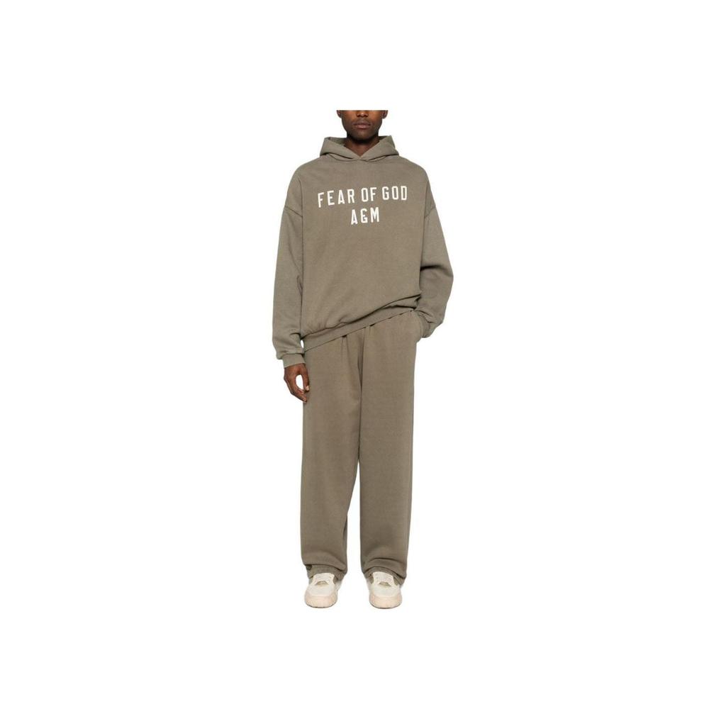 Fear of God Свободные спортивные штаны Essentials из плотного флиса с логотипом, мужские брюки цвета кипарис, цвет милитари 130BT244465F