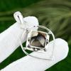 Natural Peanut Wood Jasper Gemstone 925 Sterling Silver Pendant For Girls