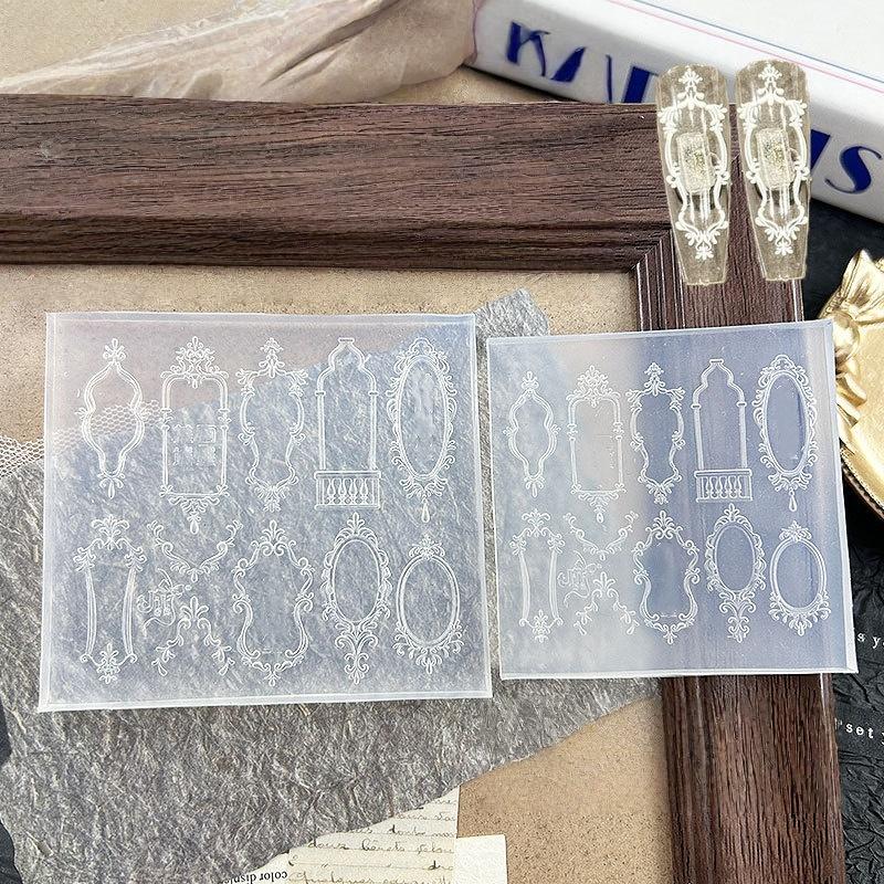 1 шт. Бант Морской Медузы Ракушка Лист Розы 3D Акриловая Форма Украшение для Ногтей Дизайн Ногтей Сделай Сам Силиконовая Форма для Ногтей