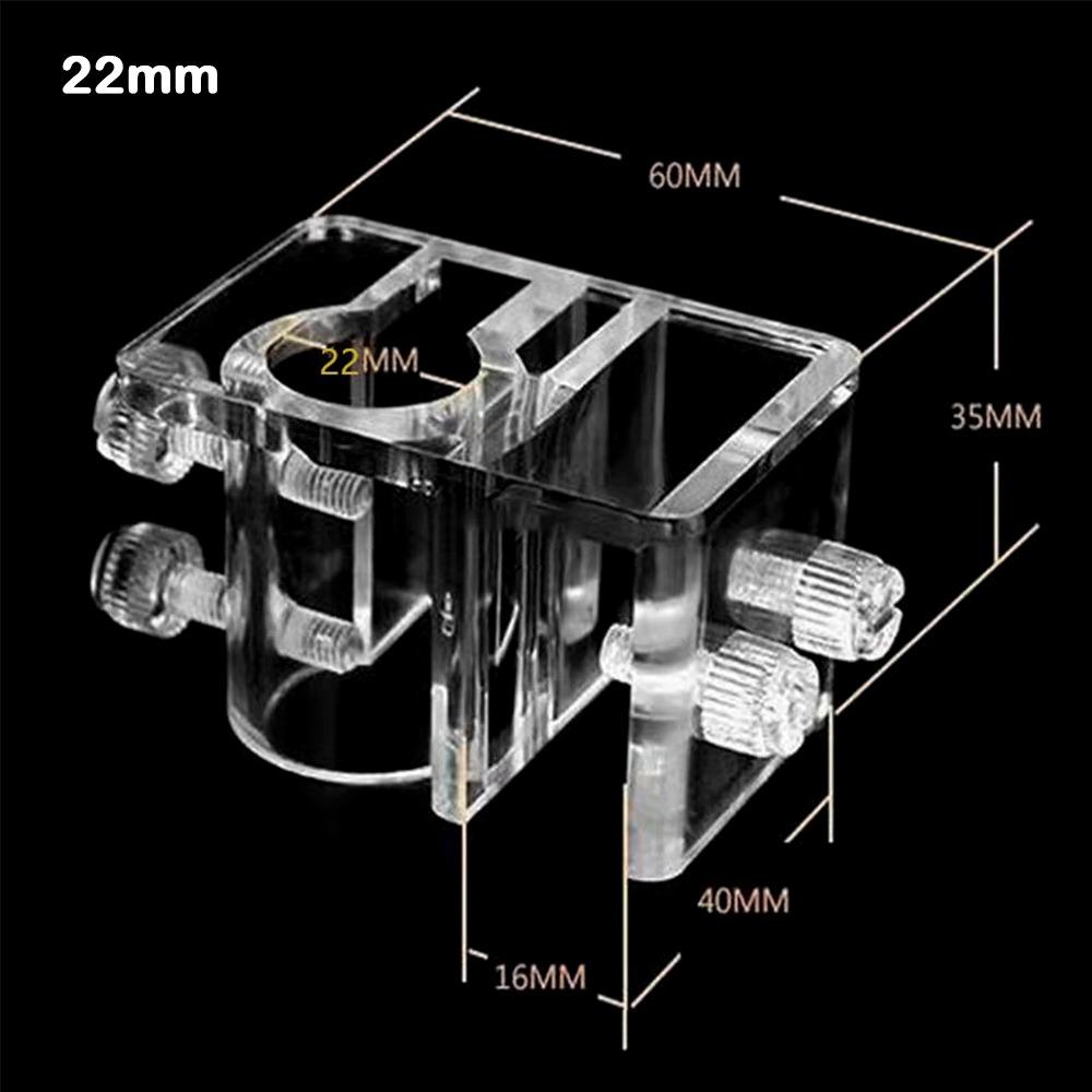 Large Pipe Water Tube Fixed Clip Acrylic Material Easy To Install Hose Bracket Inlet and Outlet Pipe Water Pipe Holder Fish Tank