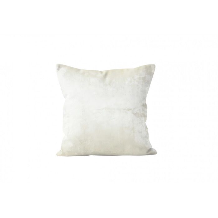 Housse de coussin 40x40 cm VELOURS naturel