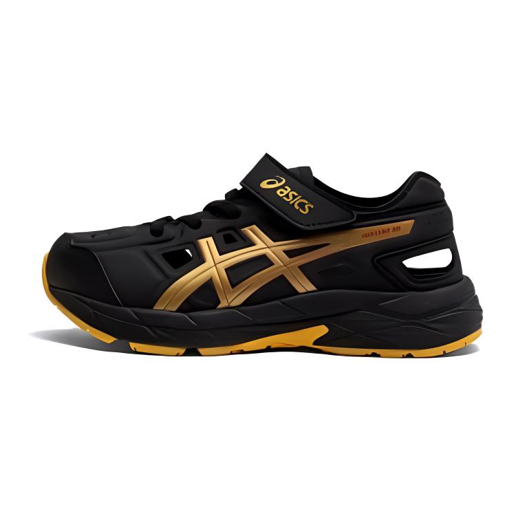 Asics RUNNING KIDS CONTEND Children's Sandals Black Gold Kids' 1014A336-001
