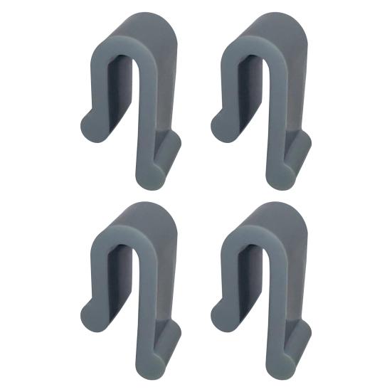4/6/8/12Pcs Dutch Oven Lid Protector Clips Silicone Cutlery Protection Clip Stackable Easy to Clean Cookware Bumpers for Pots U-Shaped Design