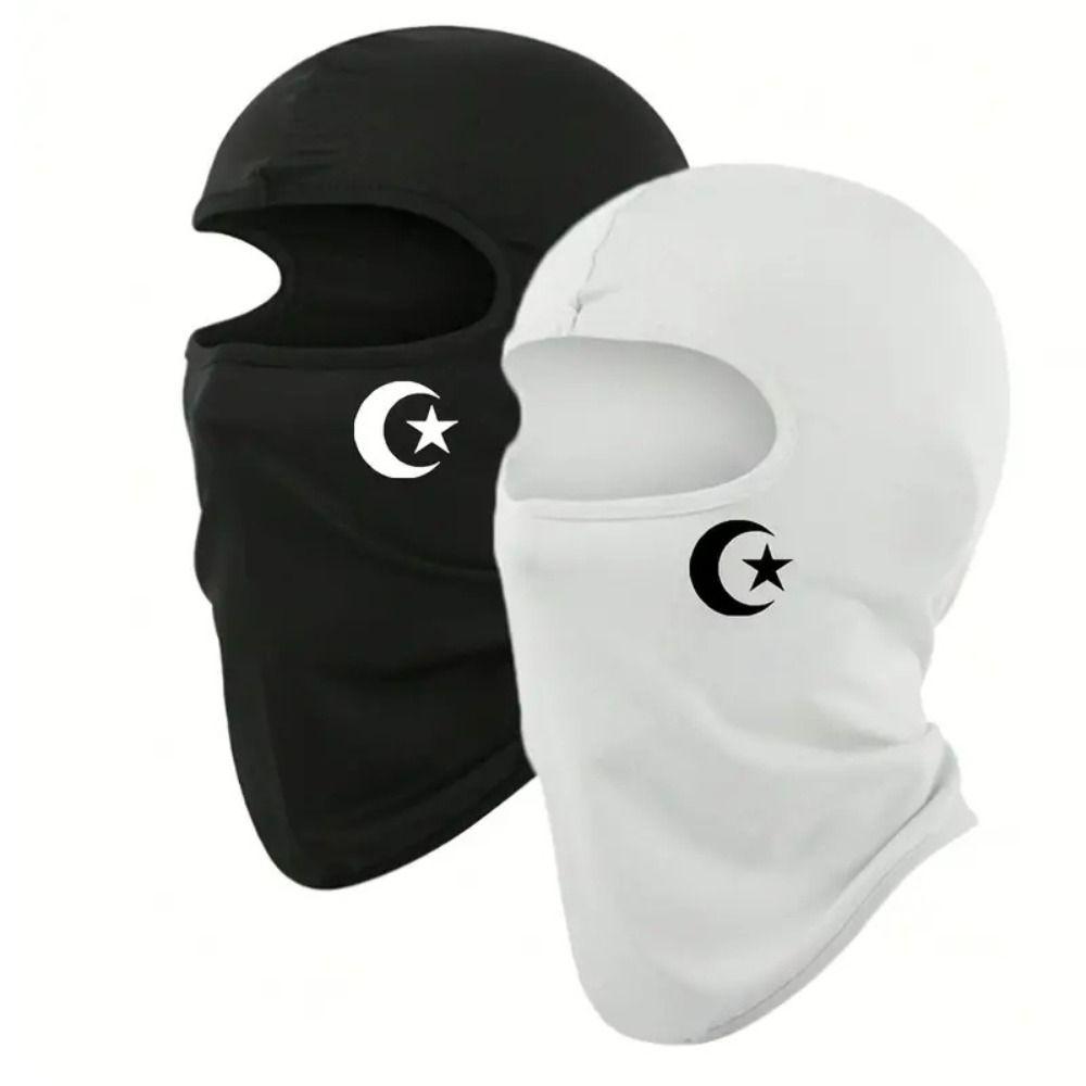 Polyester Full Face Ski Mask Cross Breathable Cycling Balaclava  Hiking Running Skiing