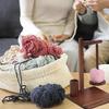 Wooden Yarn Holder Phone Stand, Wooden Yarn Spool Rack