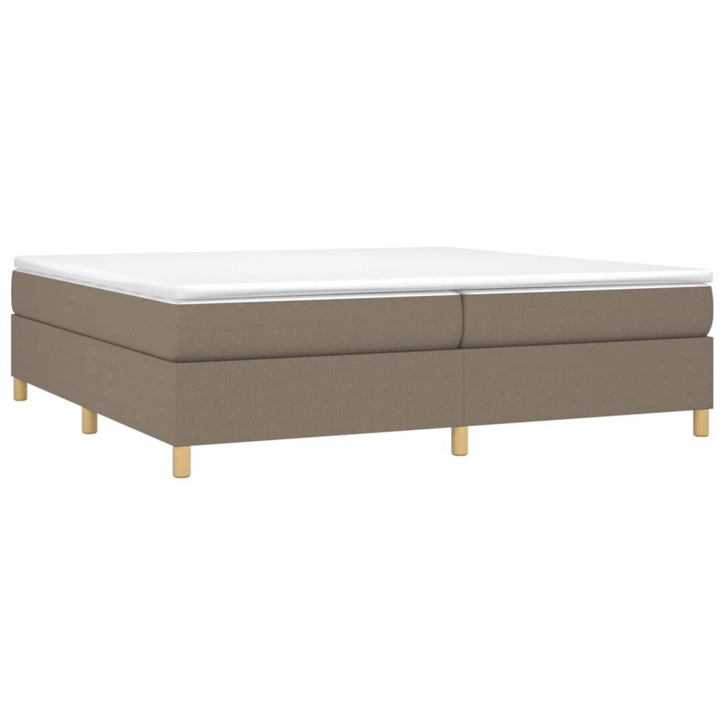 Vidaxl Rama Łóżka Bez Materaca, Taupe, 200X200 Cm, Obita Tkaniną