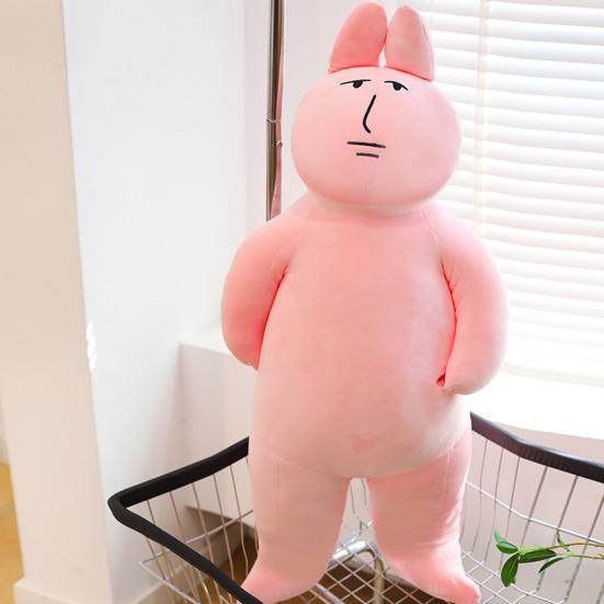 Плюшевая игрушка Радужный кролик Кролик с длинными ушами Подушка-обнимашка Мягкий кролик Мягкие животные Домашний декор Подарок для детей