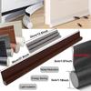 1pc Door Bottom Sealing Strip, Adjustable Weatherstrip Under Door Draft Stopper, Anti-cold One Side Foam Blocker, Weather Strip