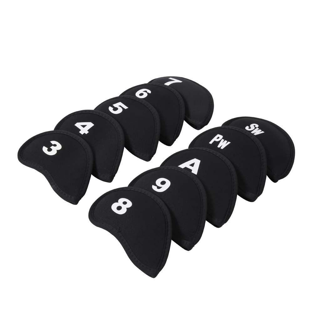 Iron Covers Set Protective Golf Head Cover Iron Pole Cover Golf Iron Headcover Golf Club Protector