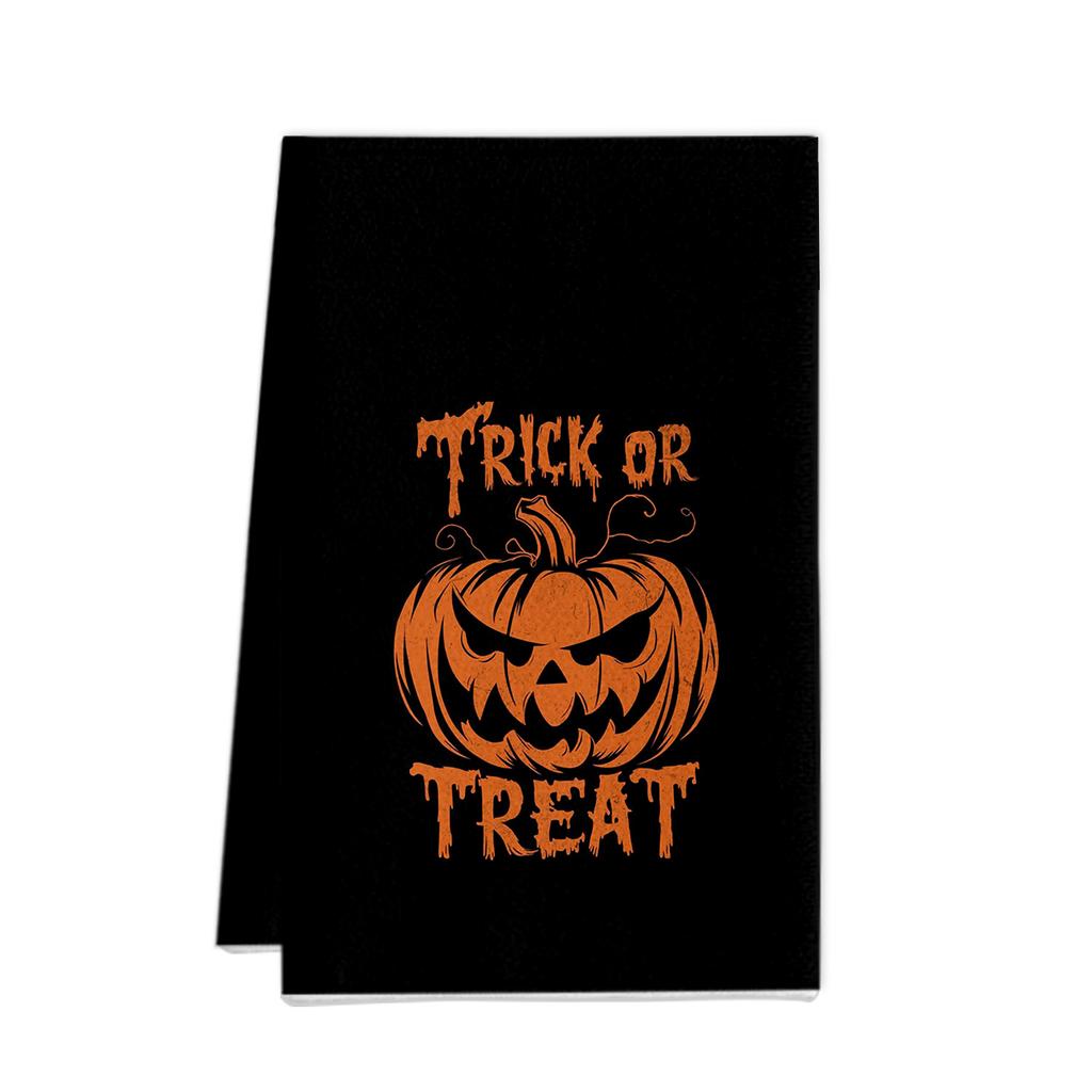 Halloween Towel Ornament Gift Microfiber Printing Kitchen Towel Special Dish Towel Rag