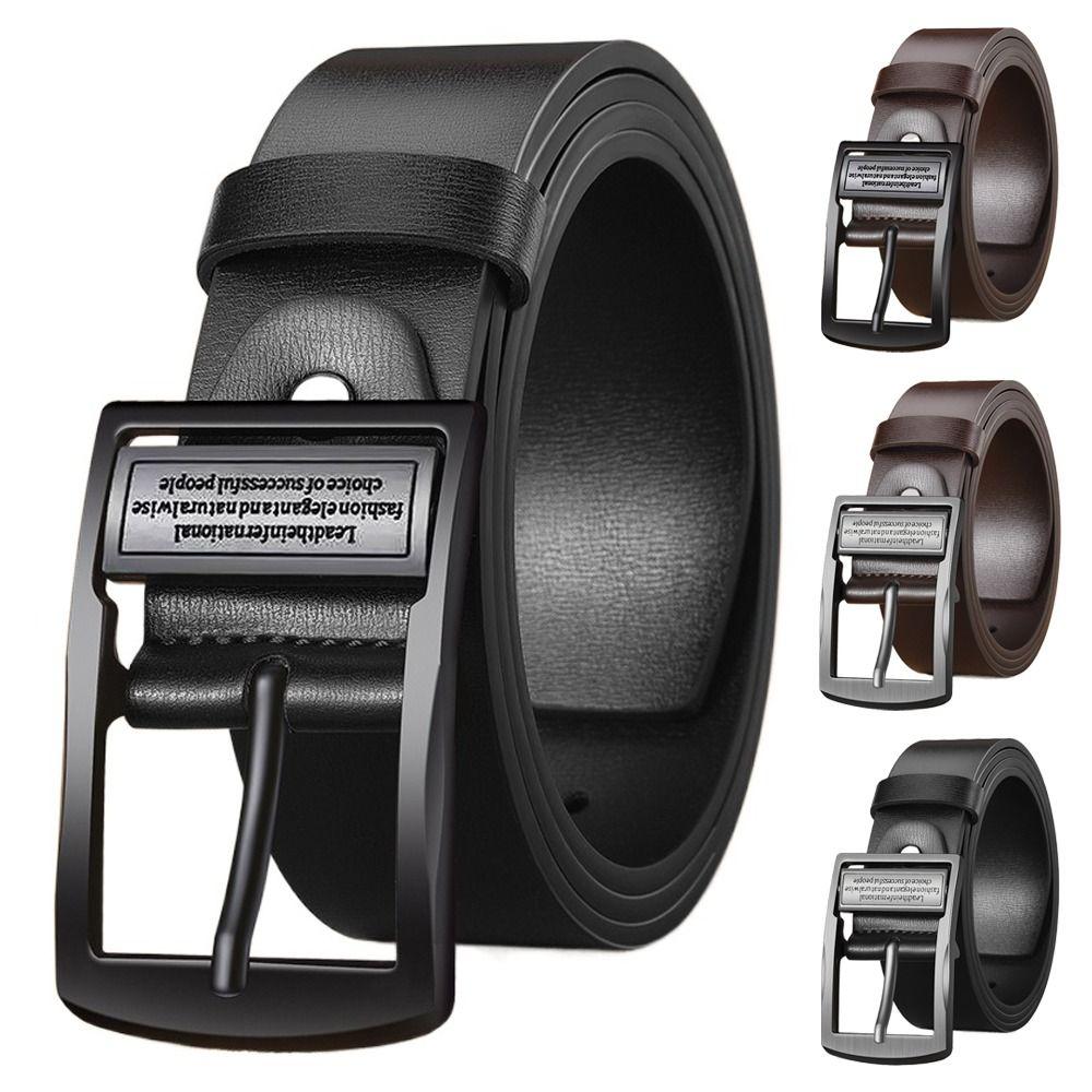 Универсальный пояс с пряжкой, роскошный дизайн, модный кожаный ремень