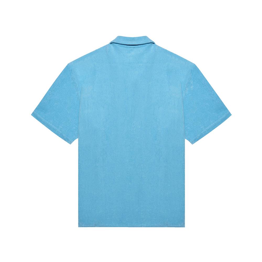 MALBON GOLF [Vacation Club] Bosco Button-Up Shirt Sky Blue (Man)