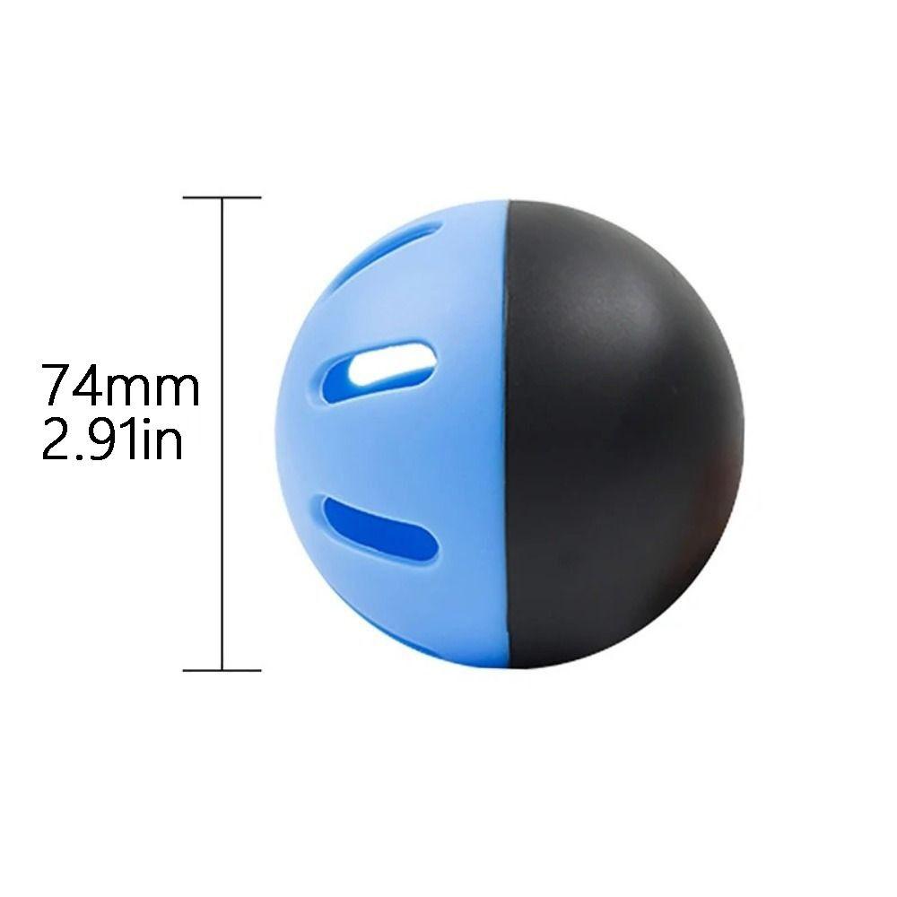 5PCS 74MM Airflow Balls Hollow Hole Softballs Plastic Baseball Practice Balls  Indoor