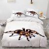 3D Spider Printed King Queen Duvet Cover Cute Scary Animal Bedding Set Natural Wildlife Comforter Cover Polyester Quilt Cover