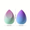 1/4PCS Gradient Color Sponge Beauty Egg Makeup Foundation Mixed Beauty Wet and Dry for BB Cream Liquid Foundation