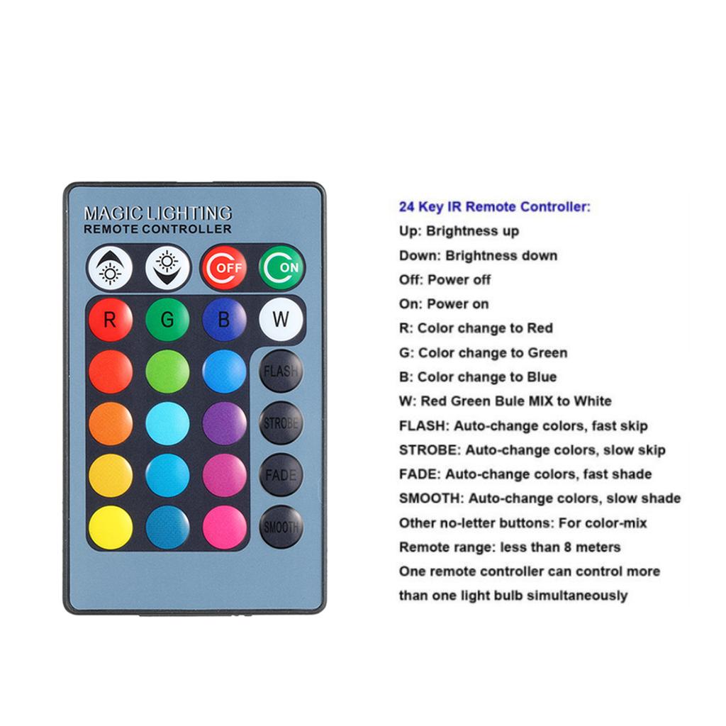 AC85-265V 10W RGB светодиодный подводный светильник с дистанционным управлением, 16 цветов, меняющийся