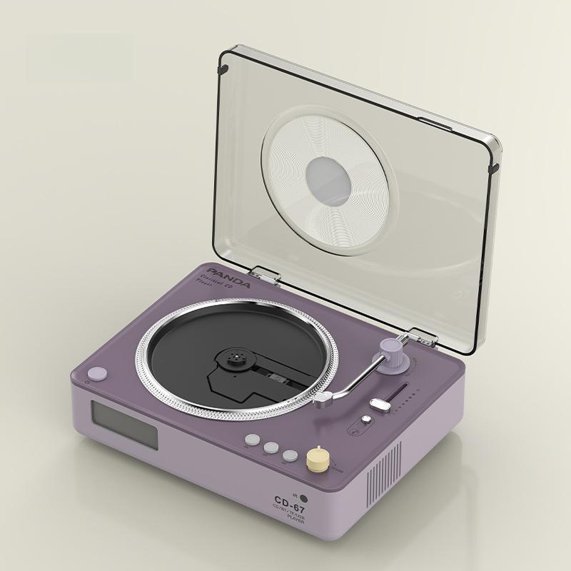CD-67 All-in-One Vinyl Record Player, CD/Album Player & Bluetooth Speaker