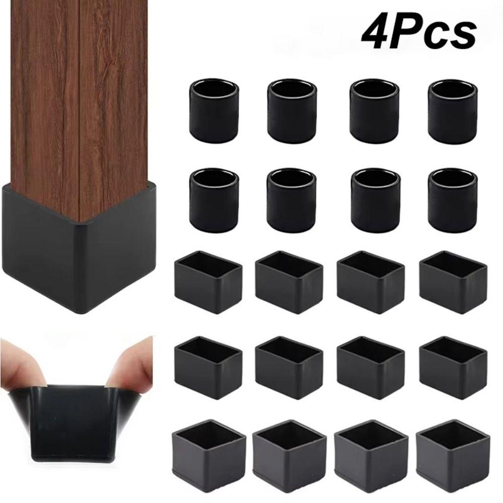 Non-slip Table Foot Caps Round Furniture Leveling Feet Floor Protector Pads Furniture Protection