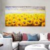 Abstract Sunflower Oil Painting Printed On Canvas Nordic Posters and Prints Wall Art Pictures Living Room Home Decor No Frame