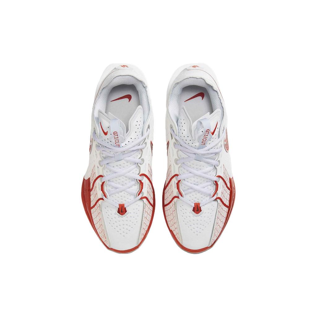 Nike Air Zoom GT Cut 3 EP White Picante Red Unisex Sneakers Summit-White Football-Grey Metallic-Silver DV2918-101