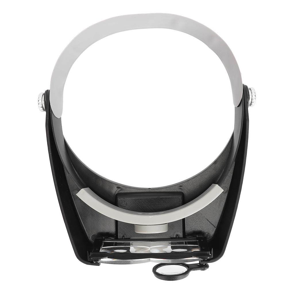 Headband Magnifier Glasses 1.5X 3X 8.5X 10X Magnification Head Mount Magnifier with LED Light