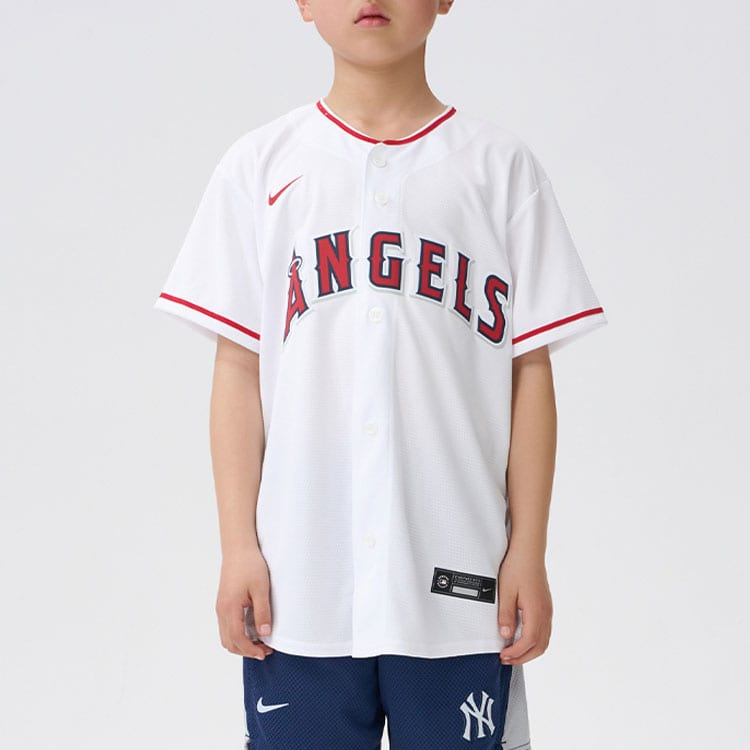 Nike X MLB KIDS Бейсбольная куртка Los Angeles Angels Белая Детская HJ7859-100