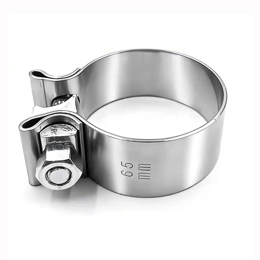 40-76mm Pipe Connection Hoop Stainless Steel Steel Pipe Clamp Strong Exhaust Pipe Clamp