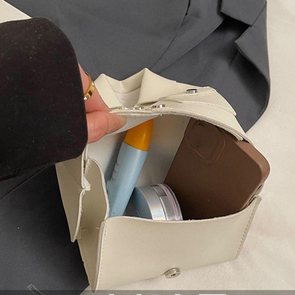 Personalized Solid Color Clothes Shaped Crossbody Bag PU Leather Harajuku Chain Shoulder Bag Coat Tote Bag Women Handbag Daily