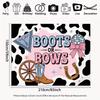 2D Disco Cowboy Baby Shower Backdrop for Studio, Photoshoot & Wall Decor