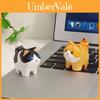 Деревянная фигурка кошки и корги, ручная работа, с резьбой, для подарка и декора дома