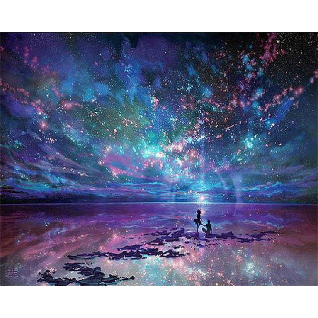 40x50 см краска по номерам розовое дерево пейзаж DIY картина по номерам вишни ручная роспись уникальный подарок домашний декор