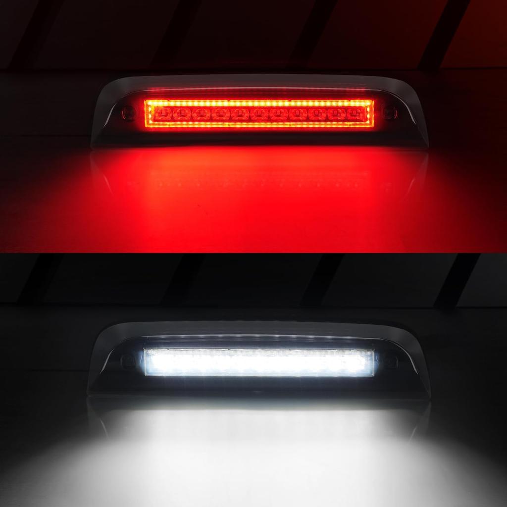 SUPAREE Third Brake Light Fit For 2014-2018 GMC Sierra/C-Hevy Silverado 1500 2500HD 3500HD LED 3Rd Brake Light Accessories Red LED Strobe Rear 3Rd
