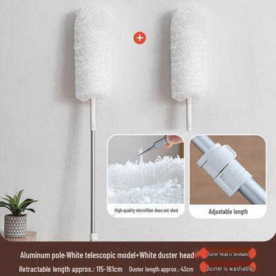 Выдвижная электростатическая щетка Qianxing с 2 белыми насадками