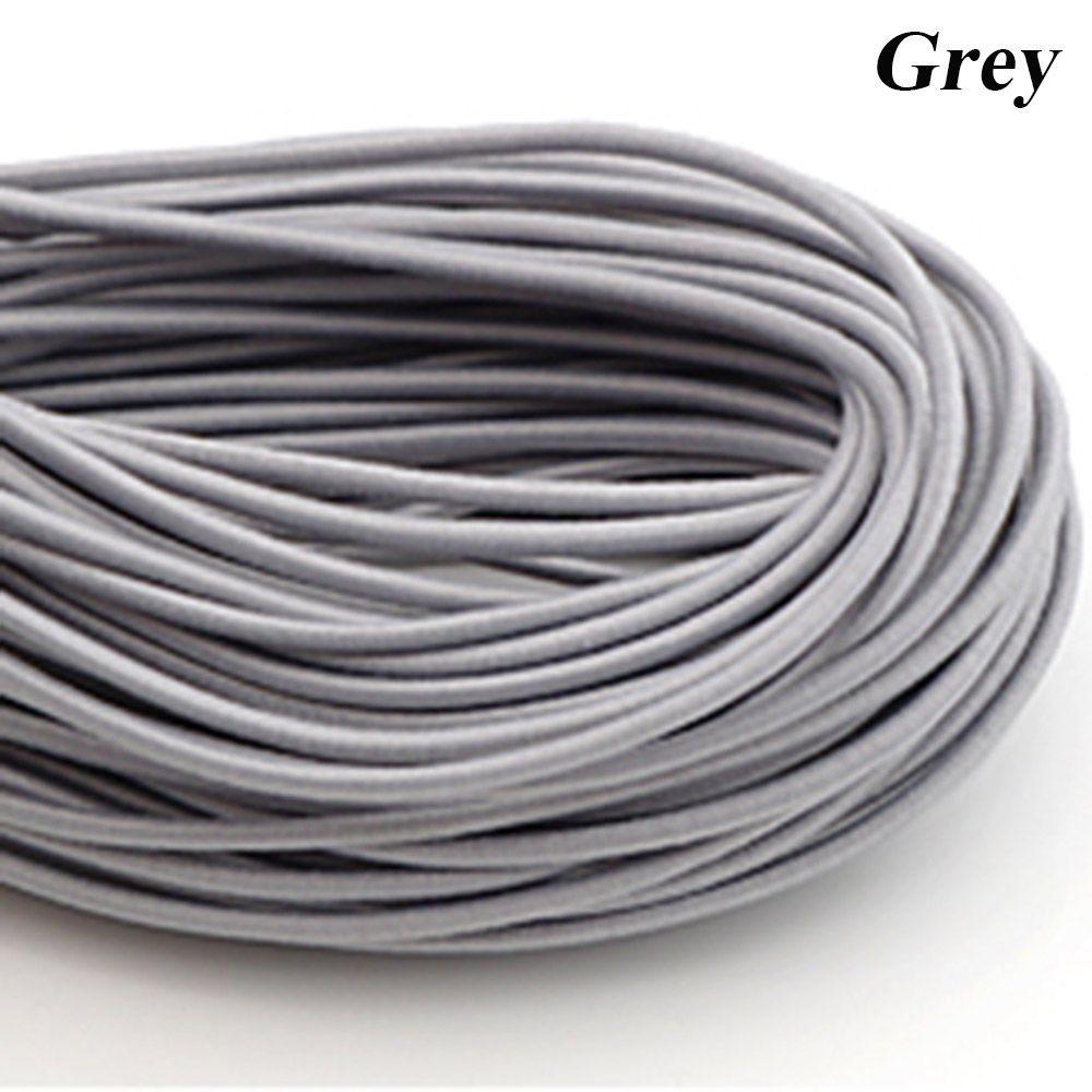 3mm 10m Nylon DIY Line Craft Elastic Band Sewing Rope Round Rubber Colorful