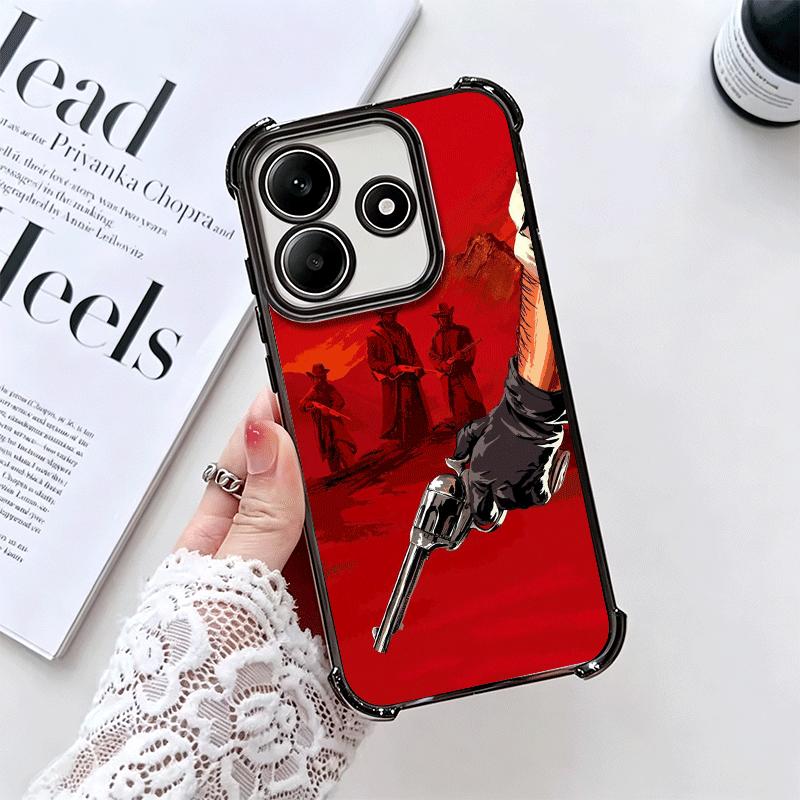 Мягкий чехол для телефона Red Dead R-Redemption для Xiaomi Redmi Note 14 15 Pro Plus 13 12 11S 11T 5G 10 9S 9 Покрытие Защита от падения Fundas