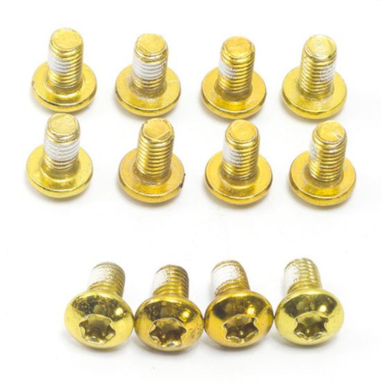 12 шт. M5x9 велосипедный болт дискового тормоза сверхмощный цветной металл T25 горный велосипедный ротор дискового тормоза винт Запчасти для велосипеда сменные аксессуары